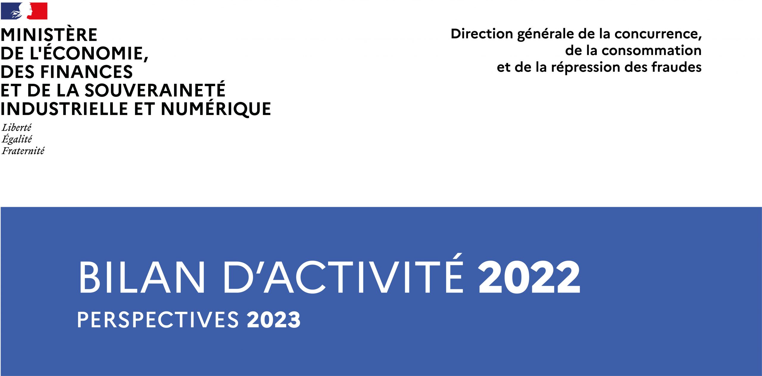 Bilan d'activité 2022 de la DGCCRF